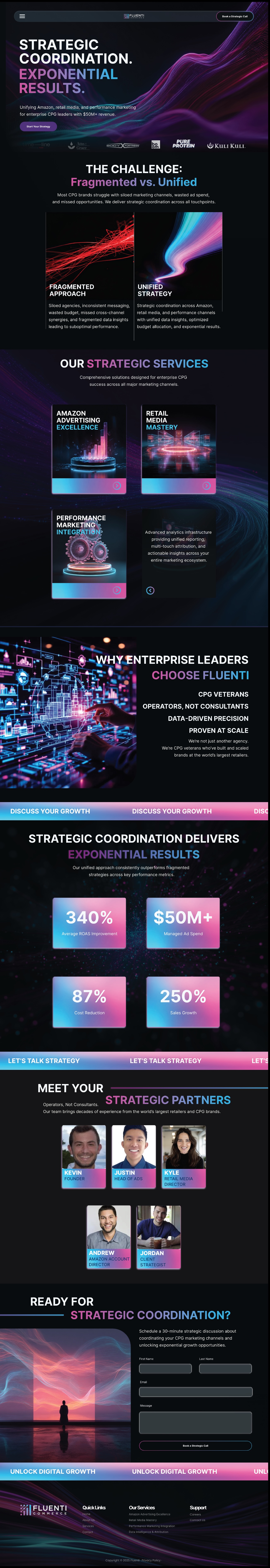 Fluenti — Web Design